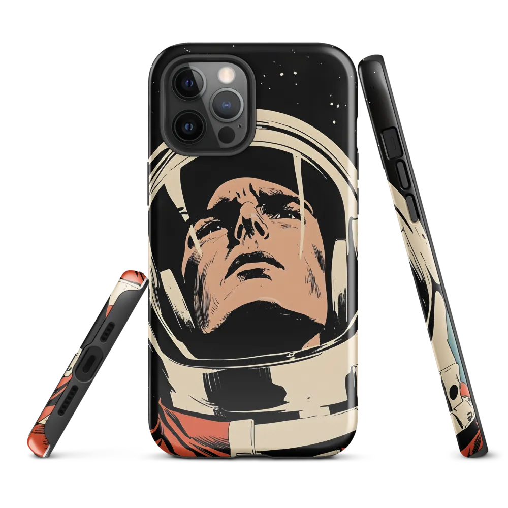 Gaze of the Astronaut | Phone Case |  12 Pro Max | Tough Case | Glossy
