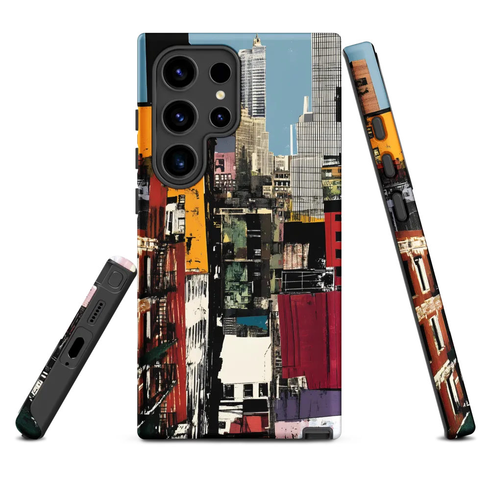 Urban Collage: A Vivid Cityscape
