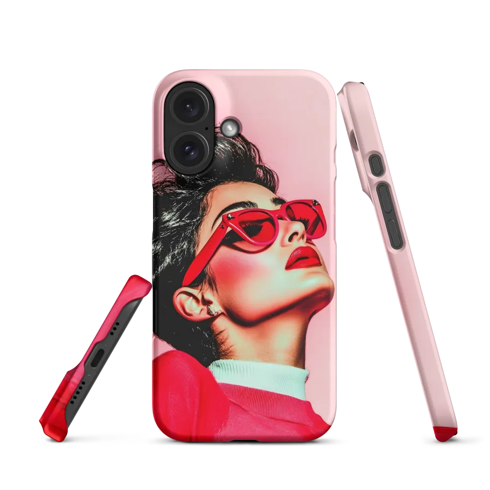 Striking Confidence in Red | Phone Case |  16 | Snap Case | Matte