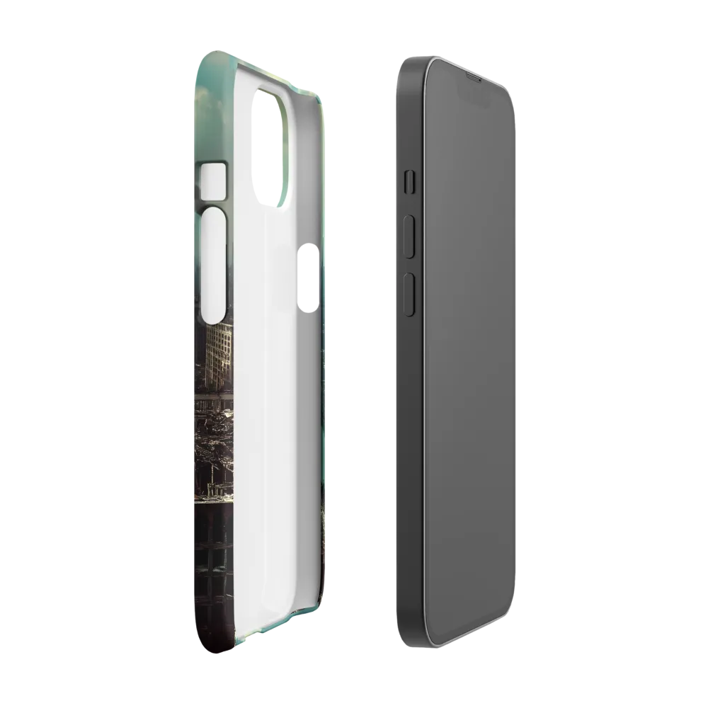 Urban Ruins: A Futuristic Reflection | Phone Case |  13 | Snap Case | Matte