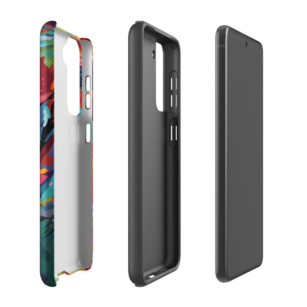 Colorful Lizard: An Abstract Adventure | Phone Case |  S21 FE | Tough Case | Matte