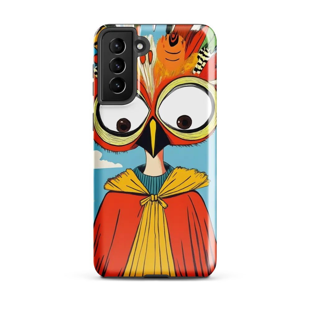 A Whimsical Encounter: The Owl-Human Fusion