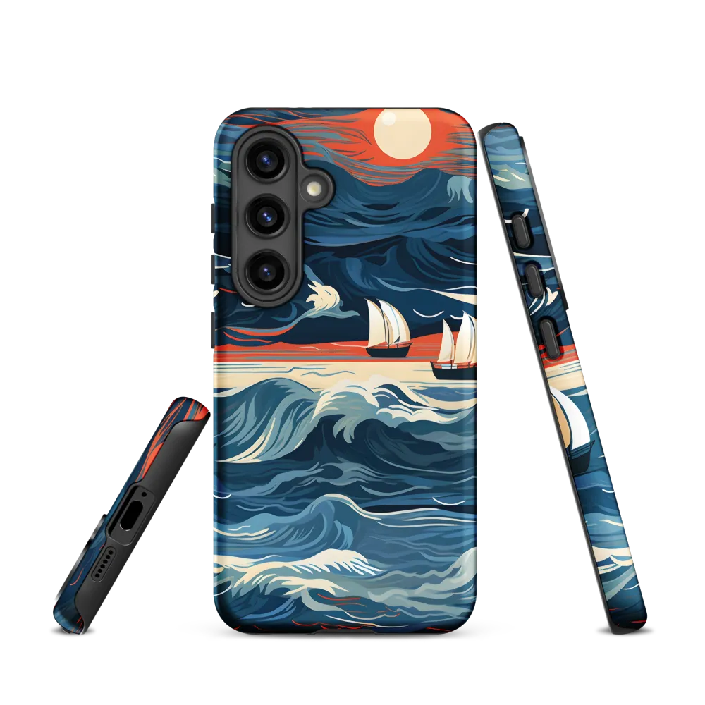Ocean Whispers: A Voyage at Dusk