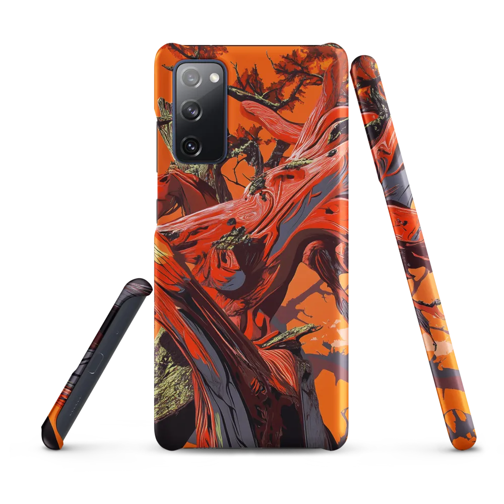 Life in Motion: An Abstract Tree | Phone Case |  S20 FE | Snap Case | Matte