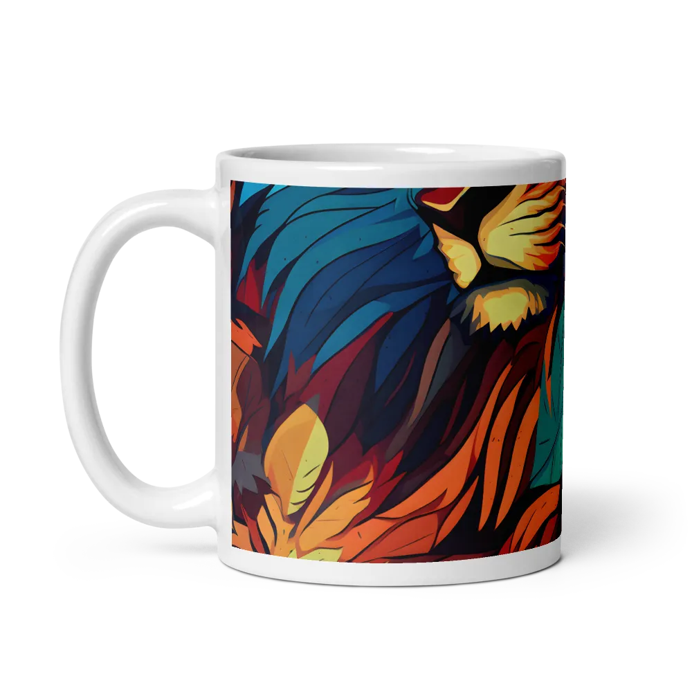 Harmony of Strength: The Lion and Nature | Mugs | Multiple Sizes & Colors