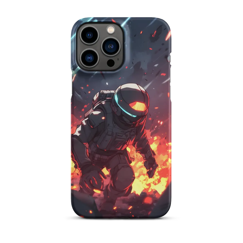 Astronaut Amidst Chaos | Phone Case |  13 Pro Max | Snap Case | Matte