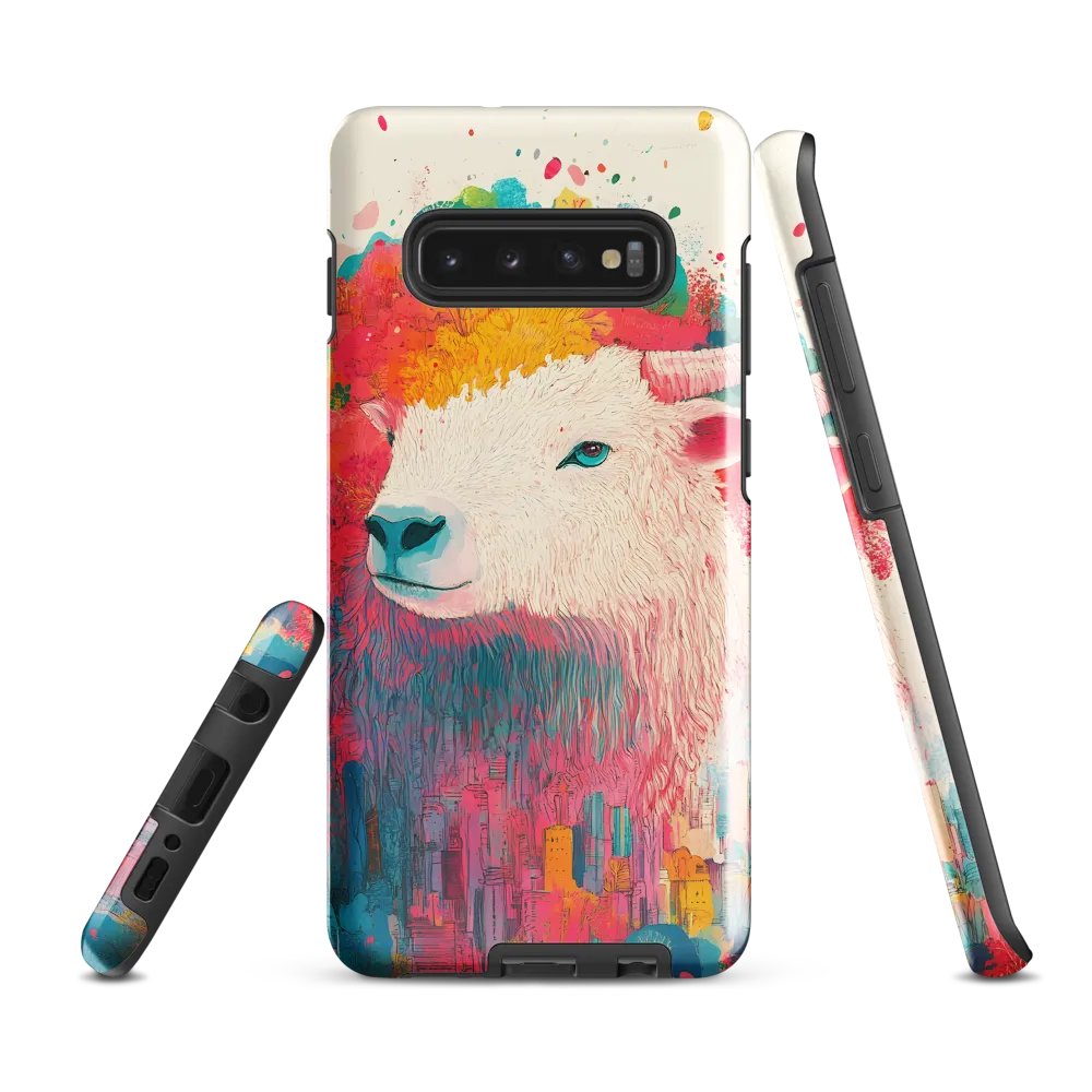 Whimsical Nature: The Goat's Dream | Phone Case |  S10 Plus | Tough Case | Glossy