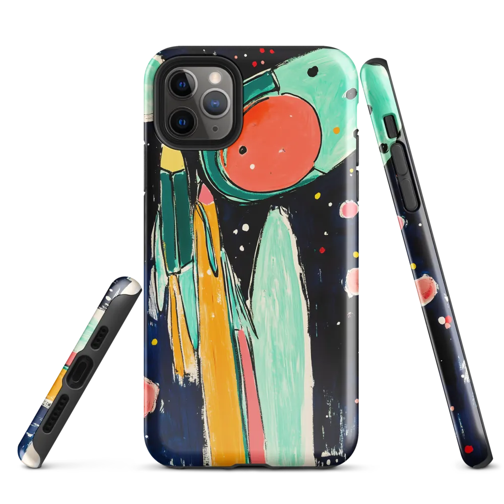 Playful Exploration of the Cosmos | Phone Case |  11 Pro Max | Tough Case | Glossy