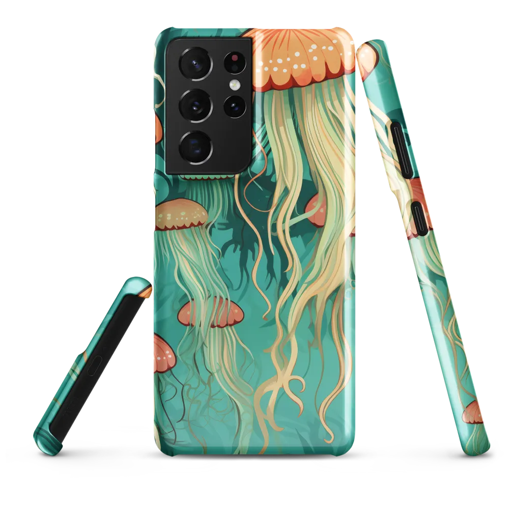 Ethereal Dance of Jellyfish | Phone Case |  S21 Ultra | Snap Case | Glossy