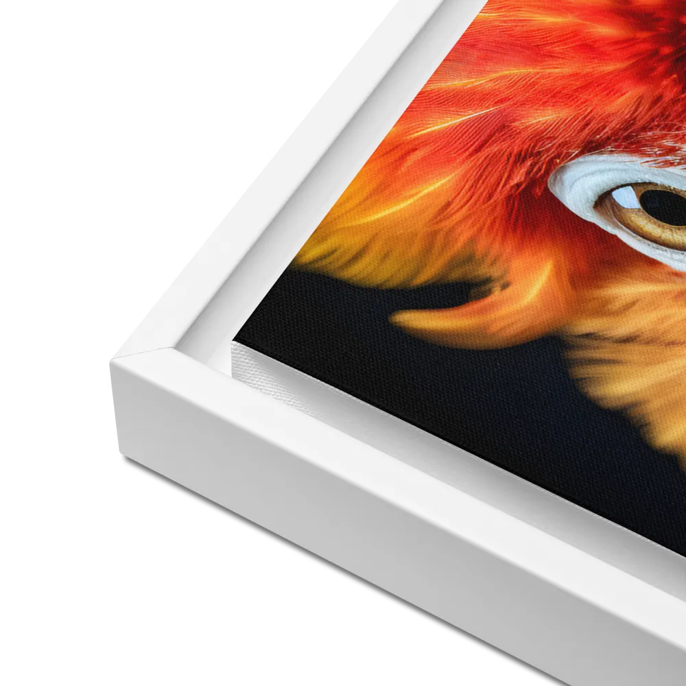 The Fiery Gaze of the Parrot