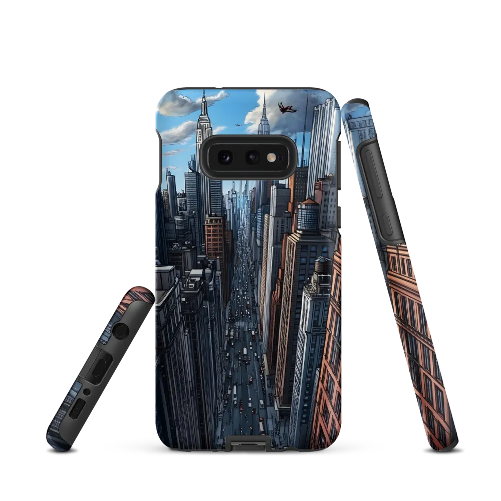 Skyline Symphony: A City in Motion | Phone Case |  S10e | Tough Case | Matte