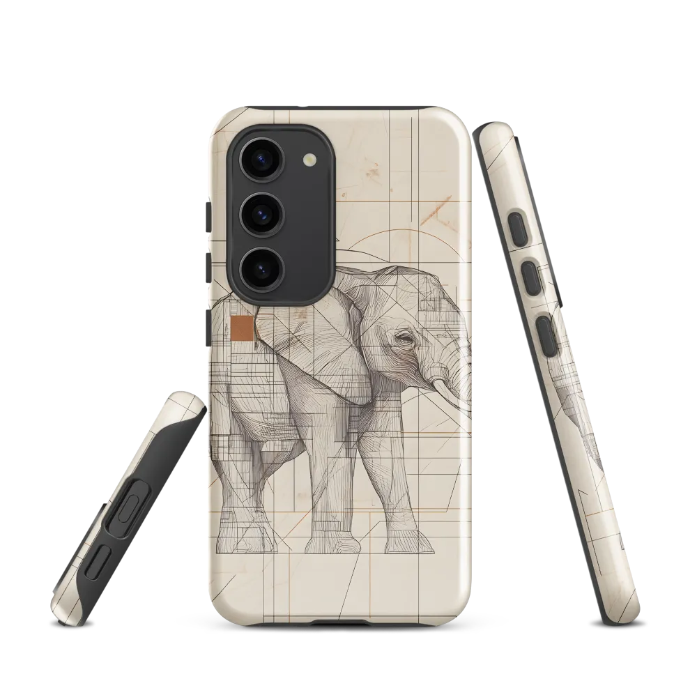 Geometric Elegance: The Steel Elephant
