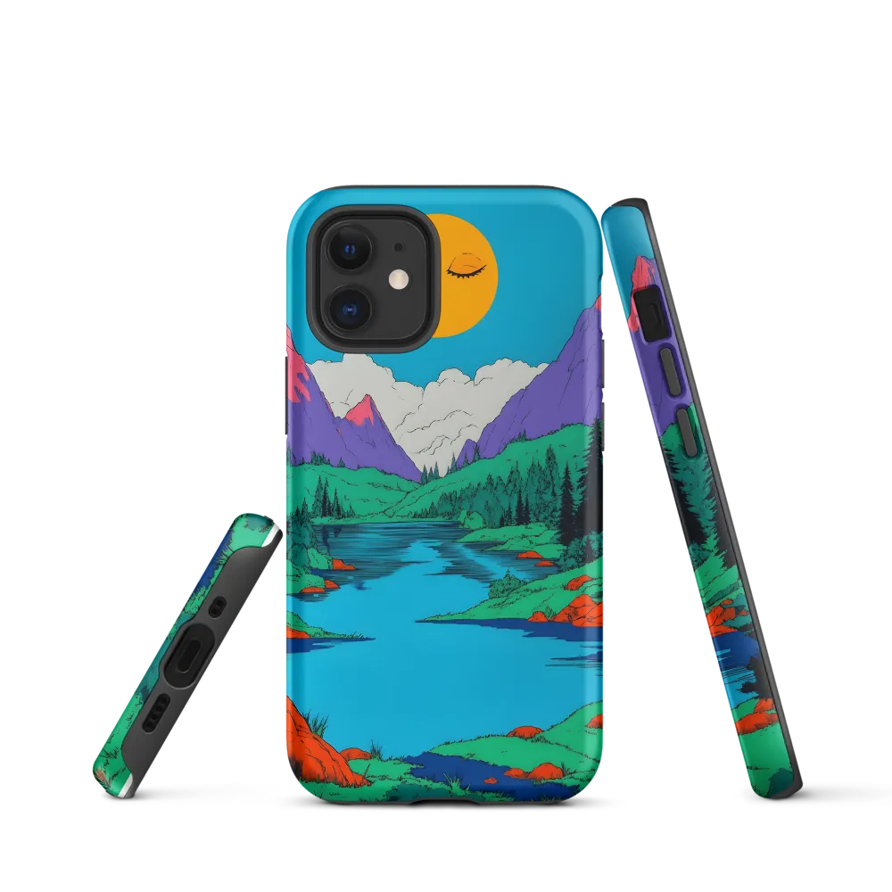 Whimsical Serenity in Vibrant Colors
