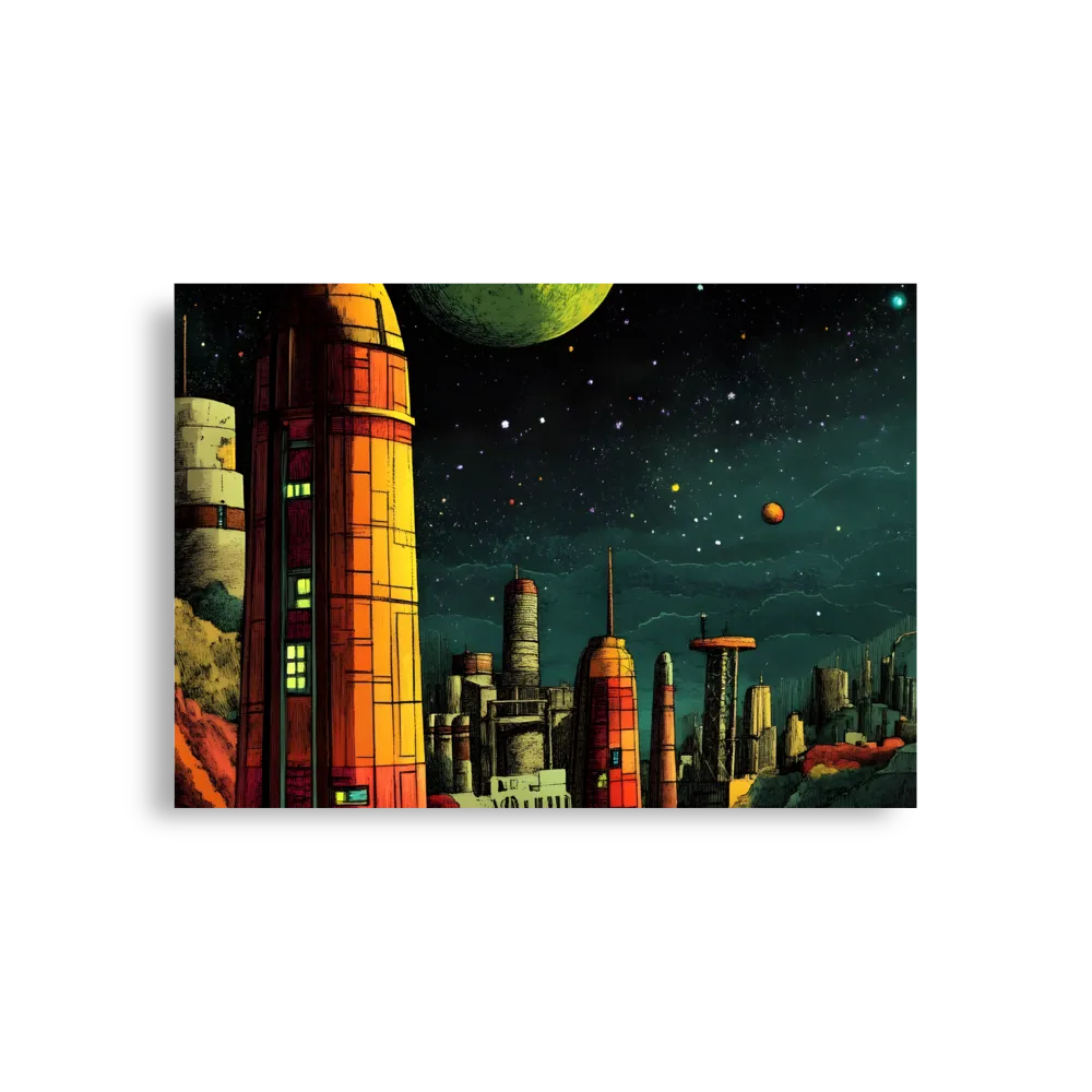 Cosmic Cityscape | Poster | A1 (23.3″×33.1″)
