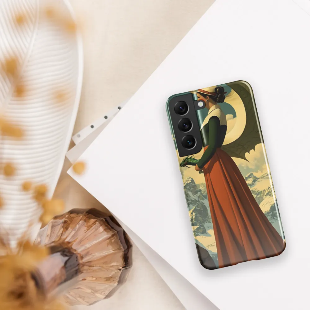 Mystic Harmony: The Dragon Keeper | Phone Case |  S22 | Snap Case | Glossy