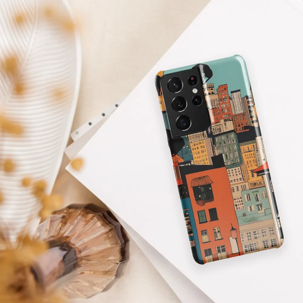 Urban Fusion: A Colorful Cityscape