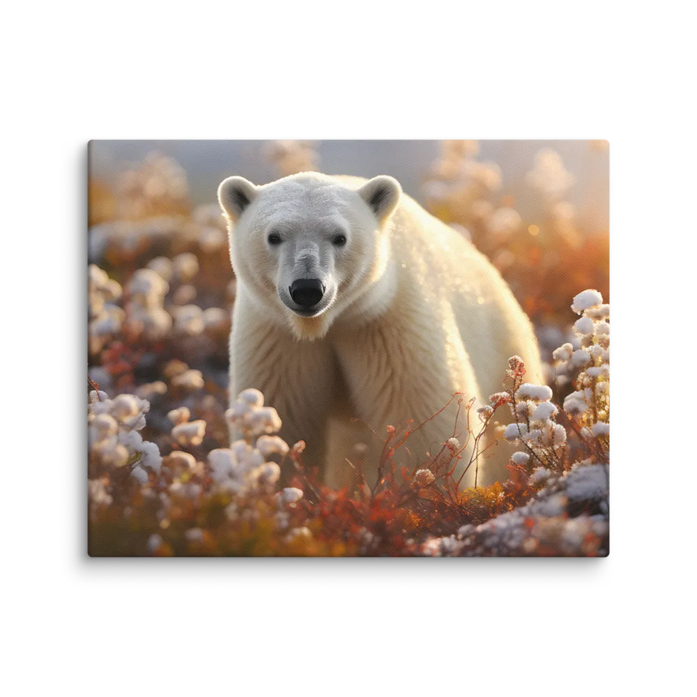 Harmony in the Frozen Wilderness | Canvas | 8″×10″