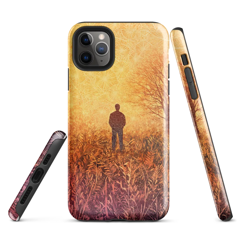 Contemplation in a Surreal Landscape | Phone Case |  11 Pro Max | Tough Case | Glossy