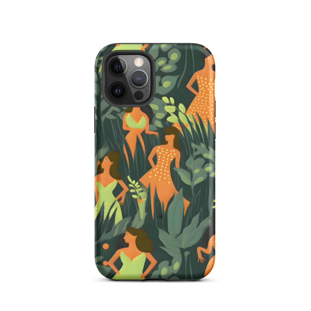 Playful Harmony in Patterns | Phone Case |  12 Pro | Tough Case | Matte