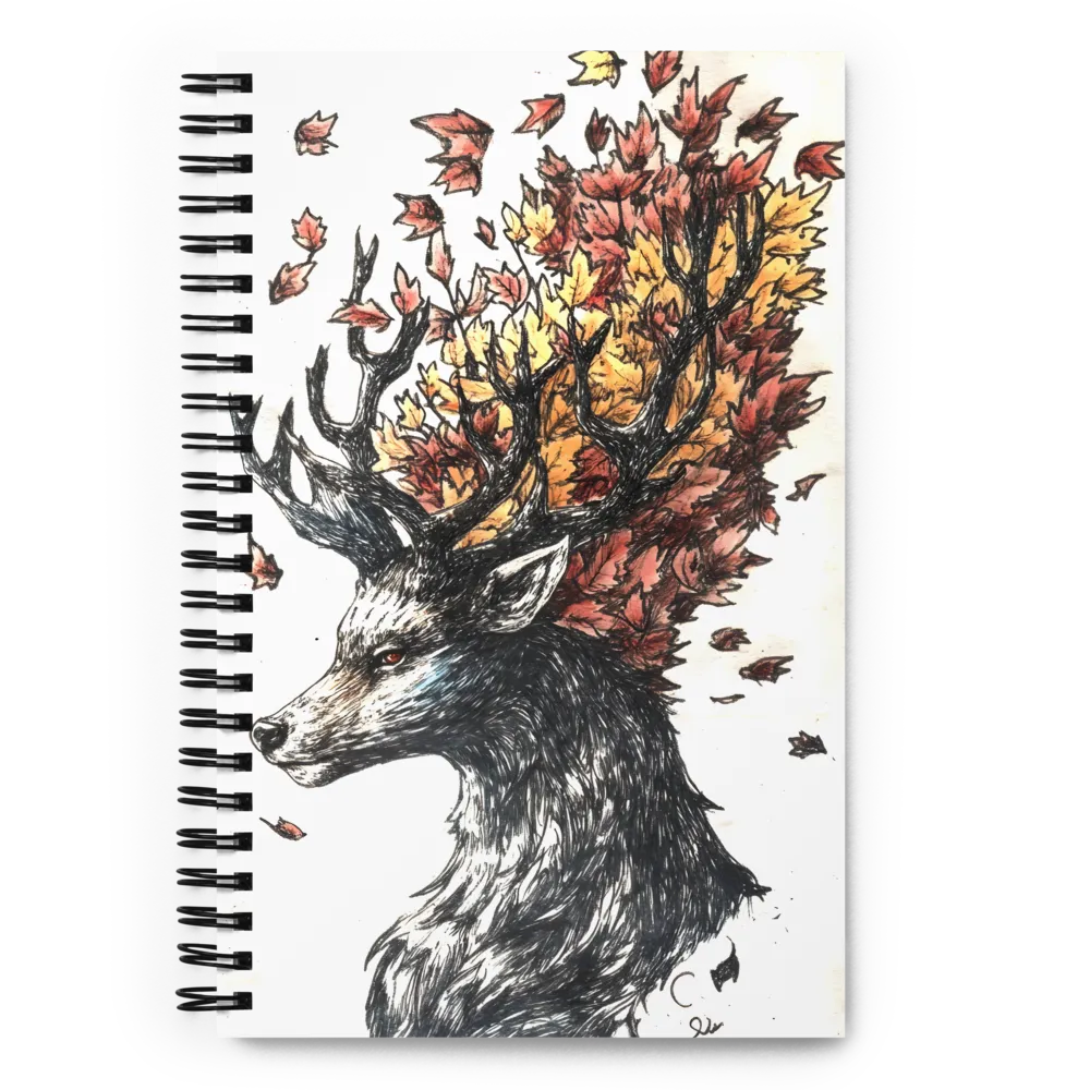 Whispers of Autumn | Spiral Notebook