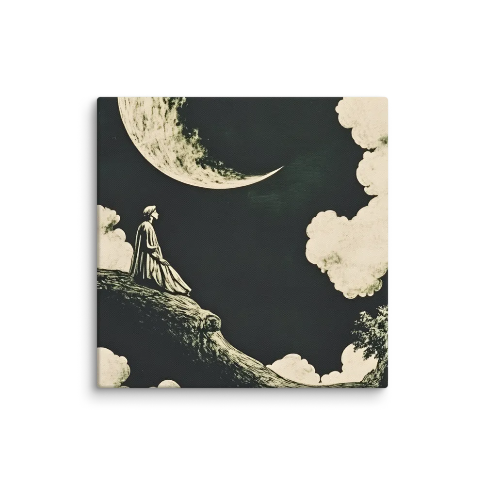 Whispers of the Moon | Canvas | 16″×16″