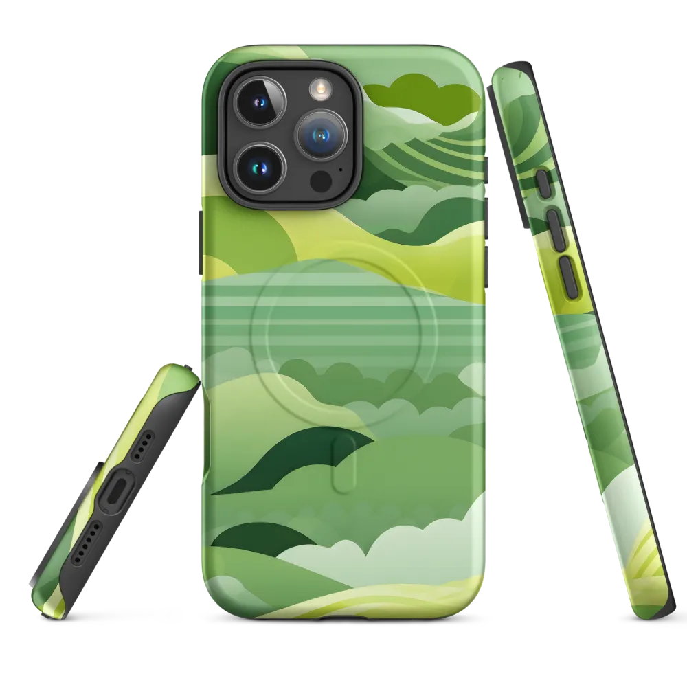 Tranquility in Green Waves