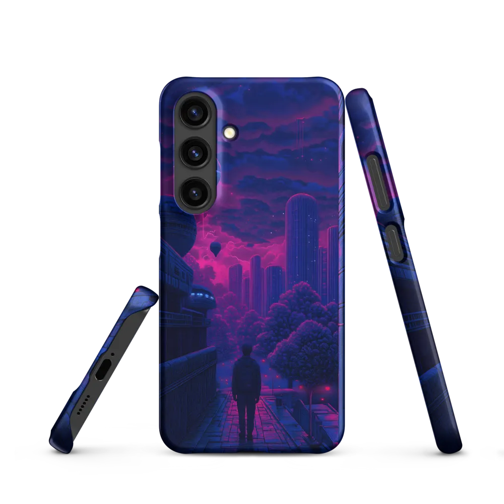 Lost in a Technological Dreamscape | Phone Case |  S24 | Snap Case | Matte
