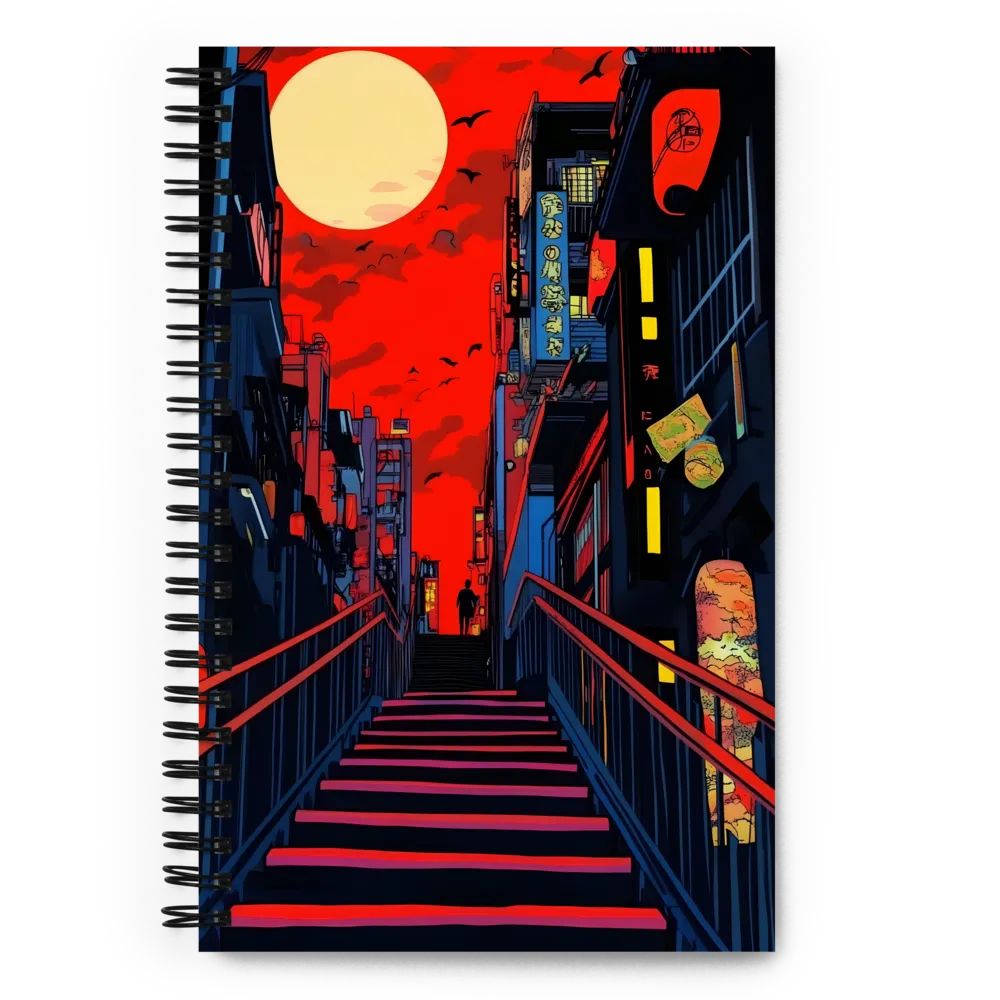 Stairway to the Unknown | Spiral Notebook