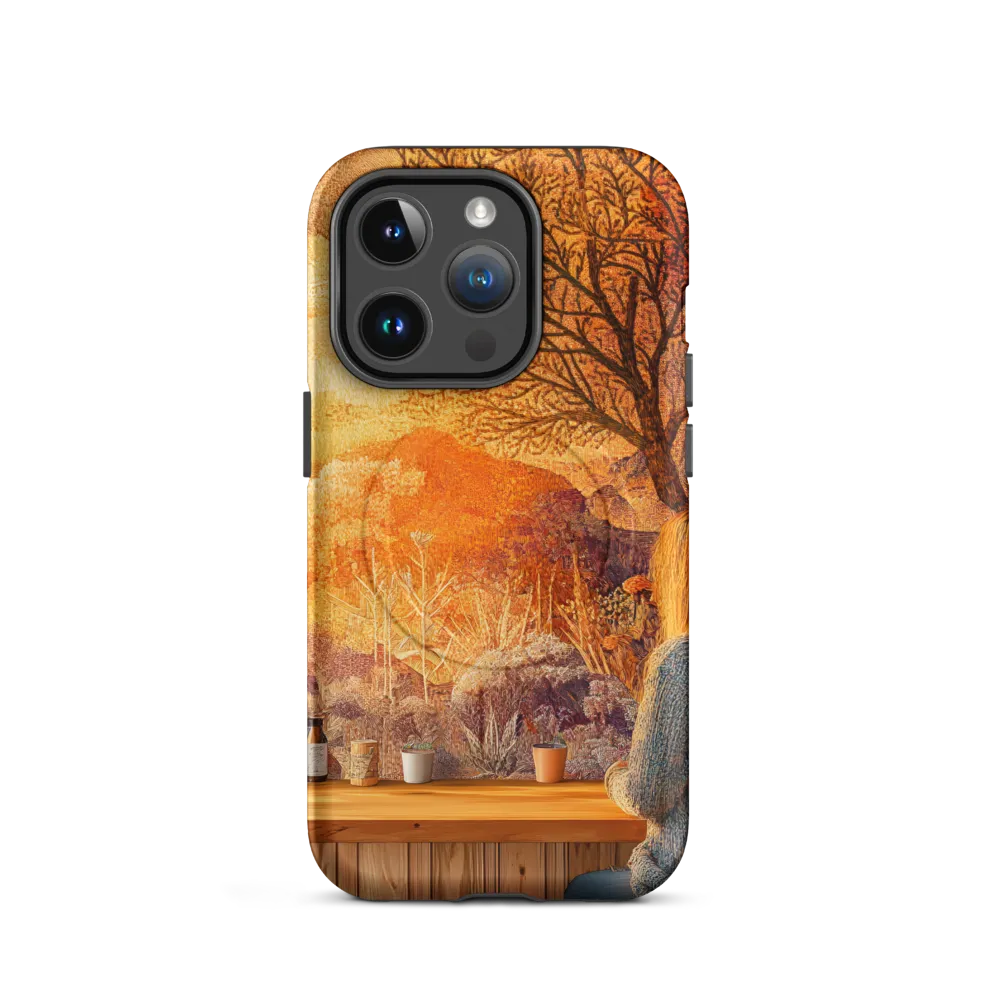 Whispers of a Golden Sunset | Phone Case |  14 Pro | MagSafe® Tough Case | Matte