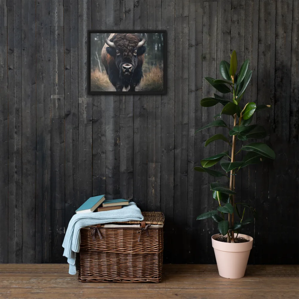 Majesty in the Wilderness | Canvas with Black Frame | 16″×20″