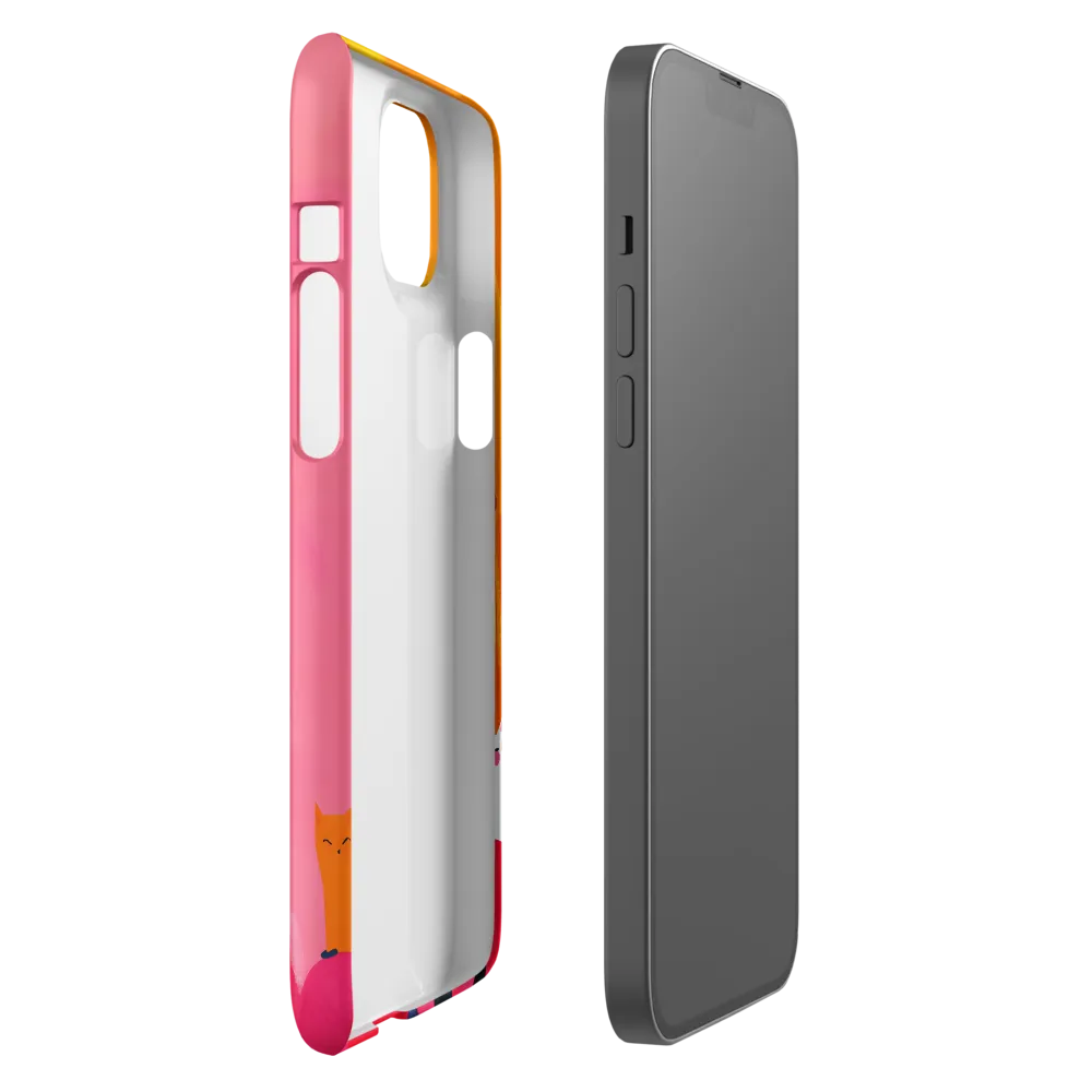 Whimsy in Feline Company | Phone Case |  14 Plus | Snap Case | Matte