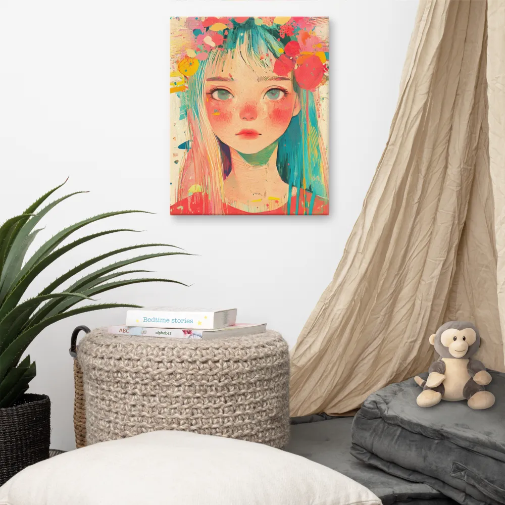 Whimsical Blossom | Canvas | 16″×20″