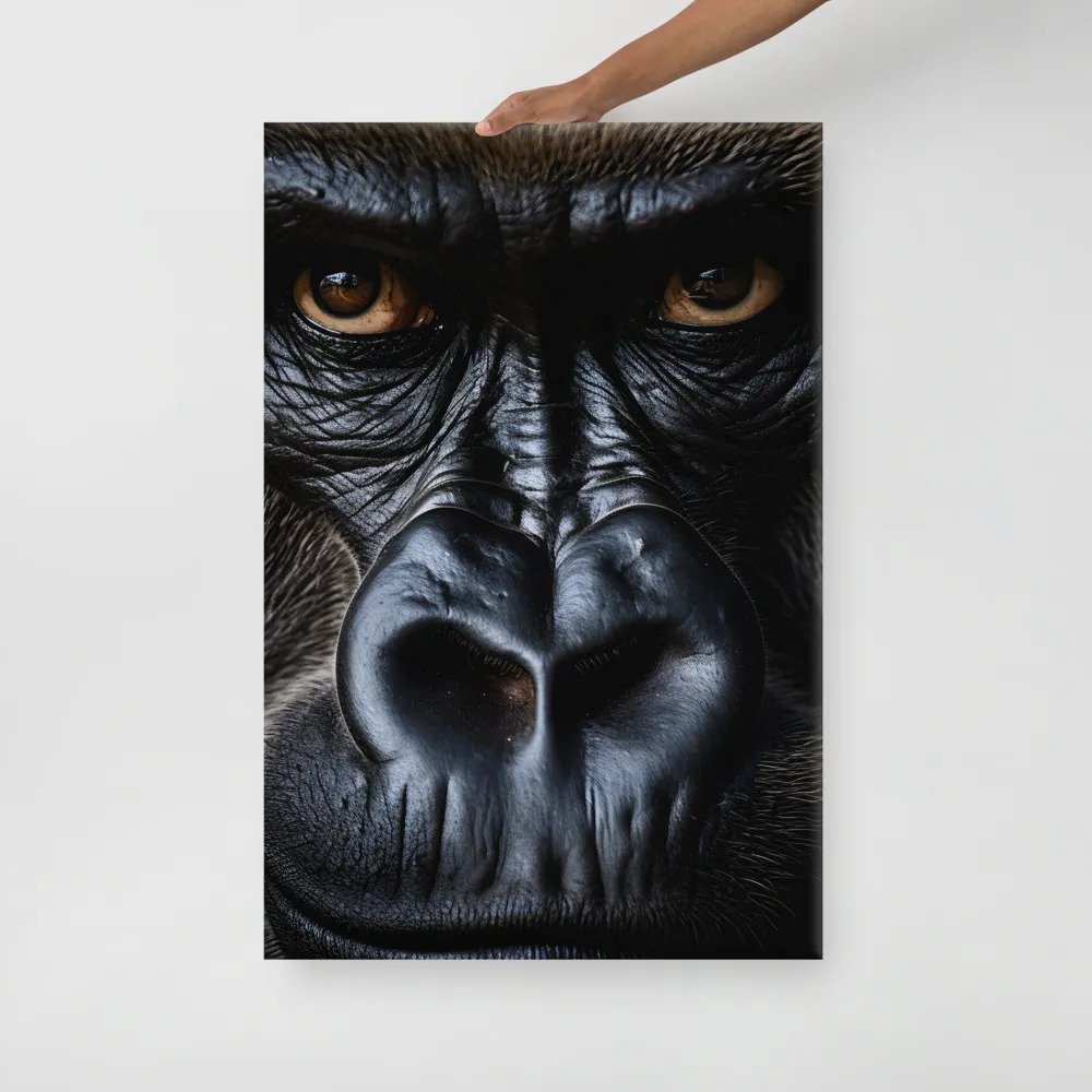 Gaze of the Wild: A Gorilla's Portrait