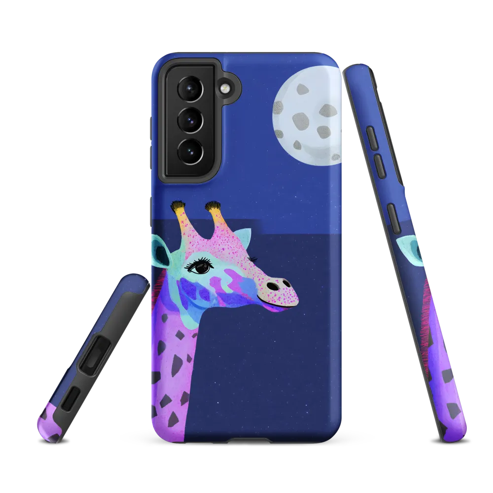 Whimsical Giraffe Under the Stars
