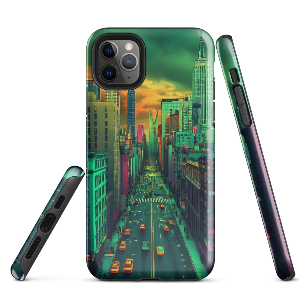 Urban Surrealism: Neon Dreams | Phone Case |  11 Pro Max | Tough Case | Glossy