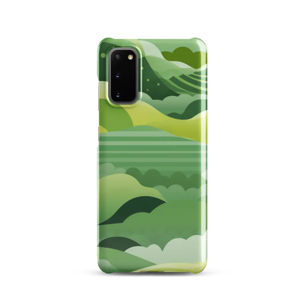 Tranquility in Green Waves
