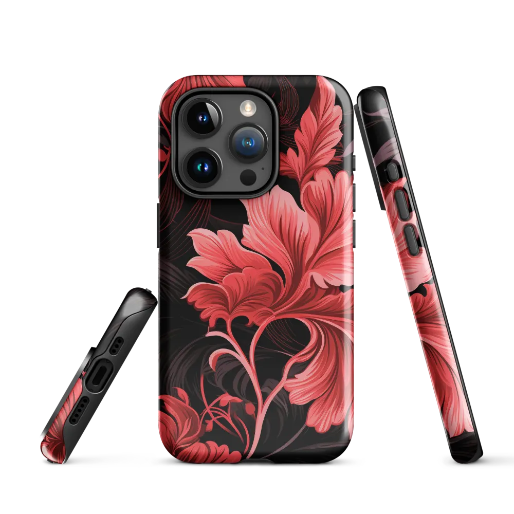 Tropical Elegance in Red