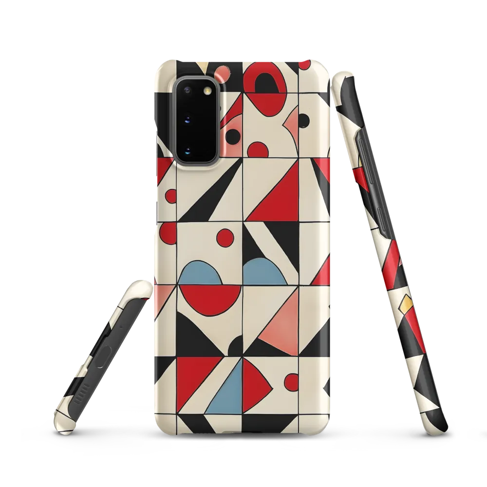 Dynamic Geometric Harmony | Phone Case |  S20 | Snap Case | Matte