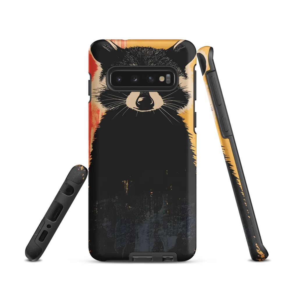 Whimsical Raccoon Portrait
