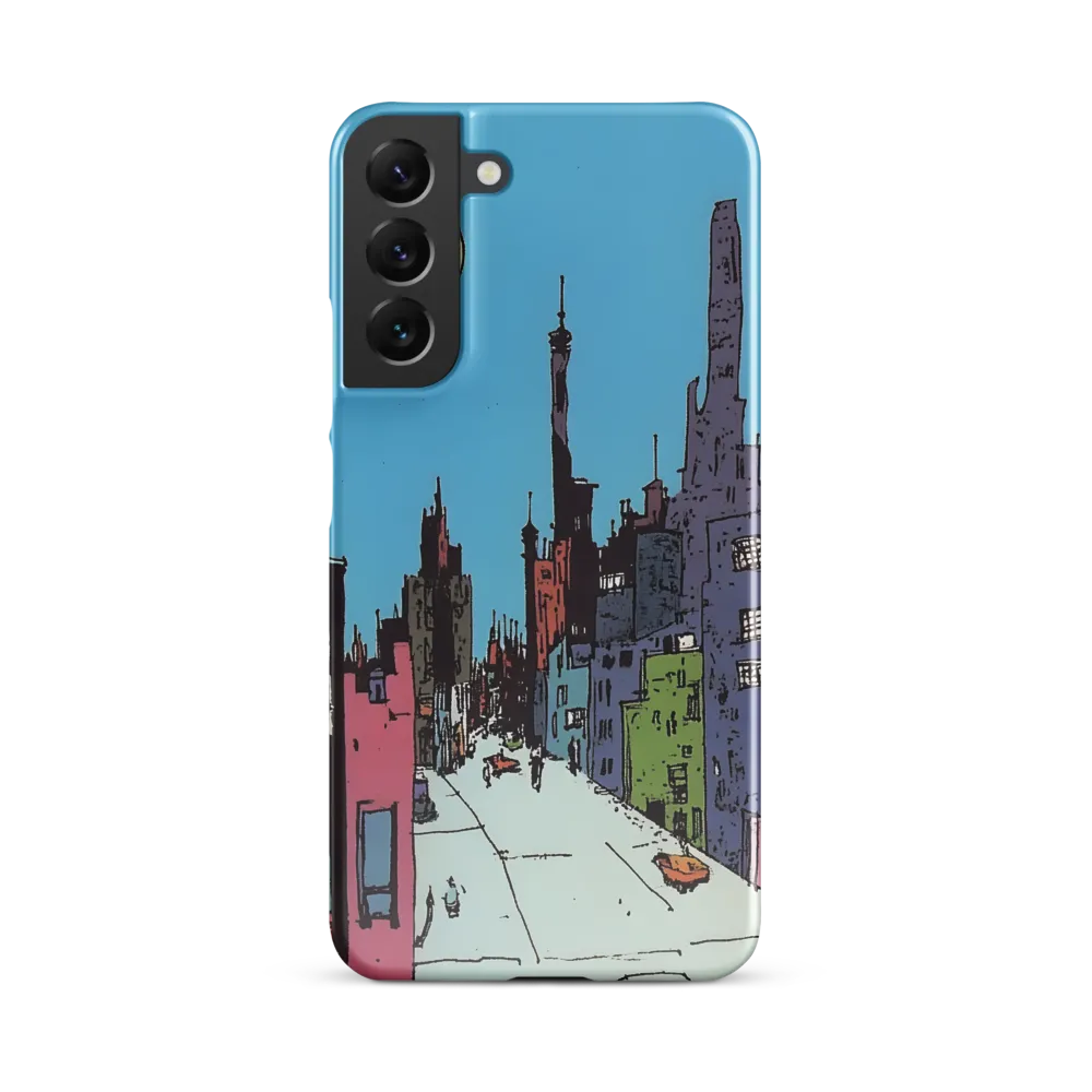 Vibrant Cityscape under the Moon