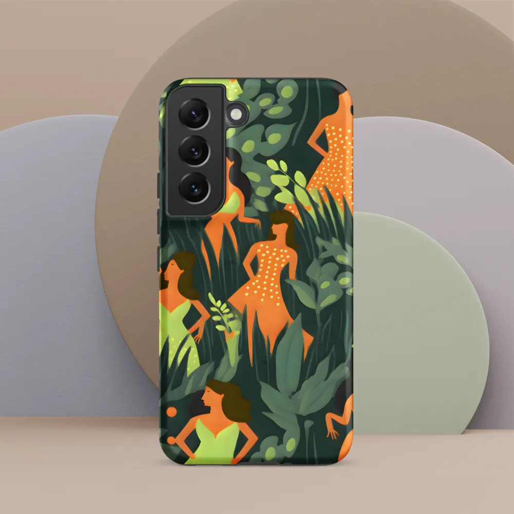 Playful Harmony in Patterns | Phone Case |  S22 | Tough Case | Matte