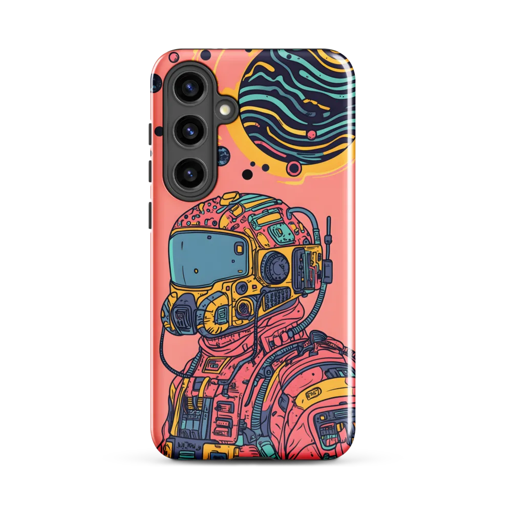 Exploration Beyond: A Digital Astronaut | Phone Case |  S24 Plus | Tough Case | Glossy