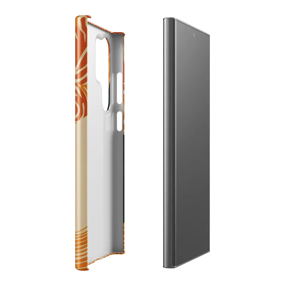 Silent Reflections under Swirling Leaves | Phone Case |  S23 Ultra | Snap Case | Glossy