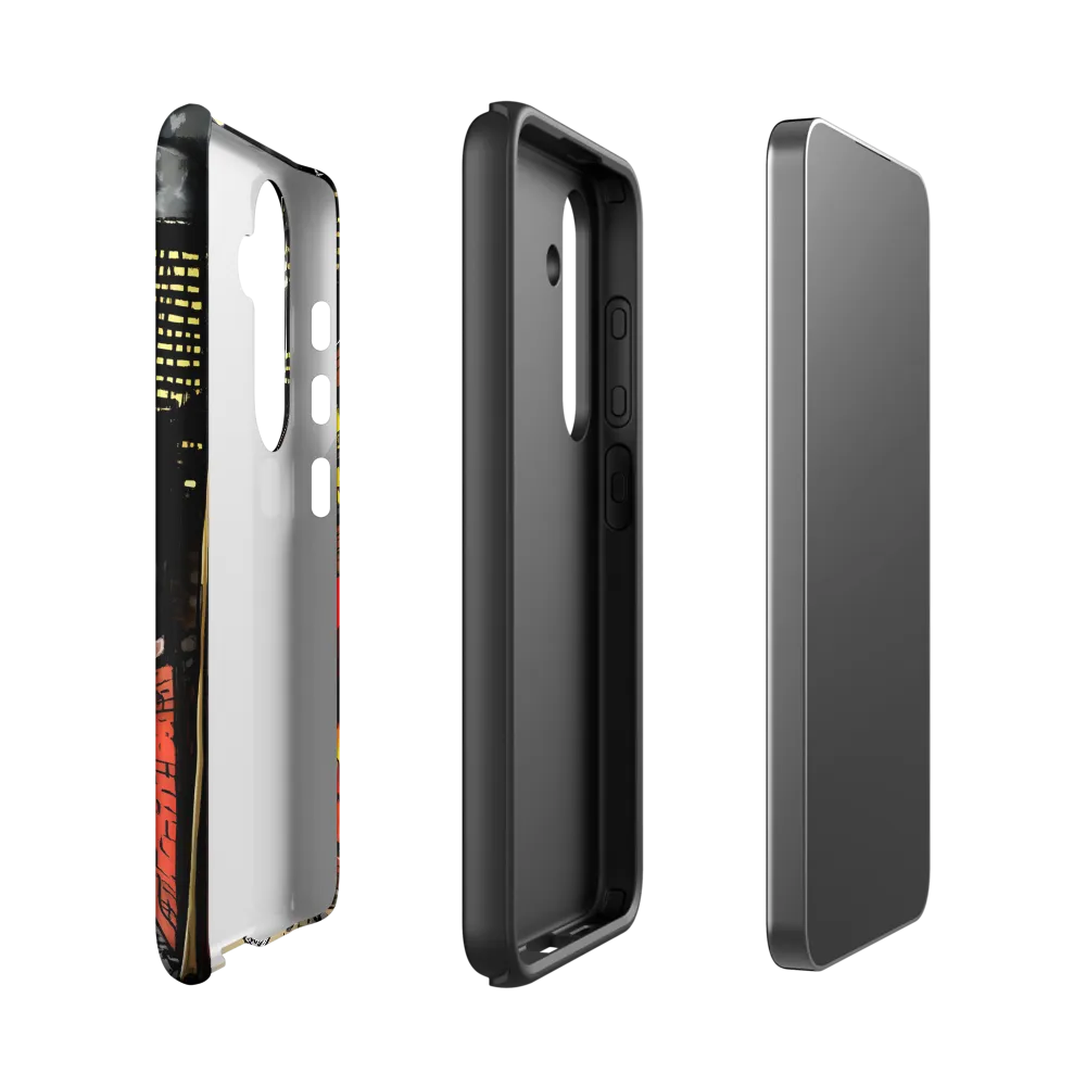 Nocturnal Cityscape: The Hidden Alley | Phone Case |  S24 | Tough Case | Matte