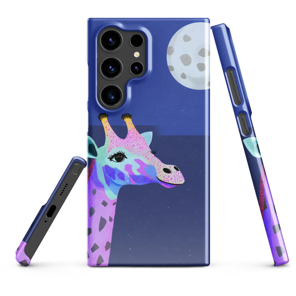 Whimsical Giraffe Under the Stars