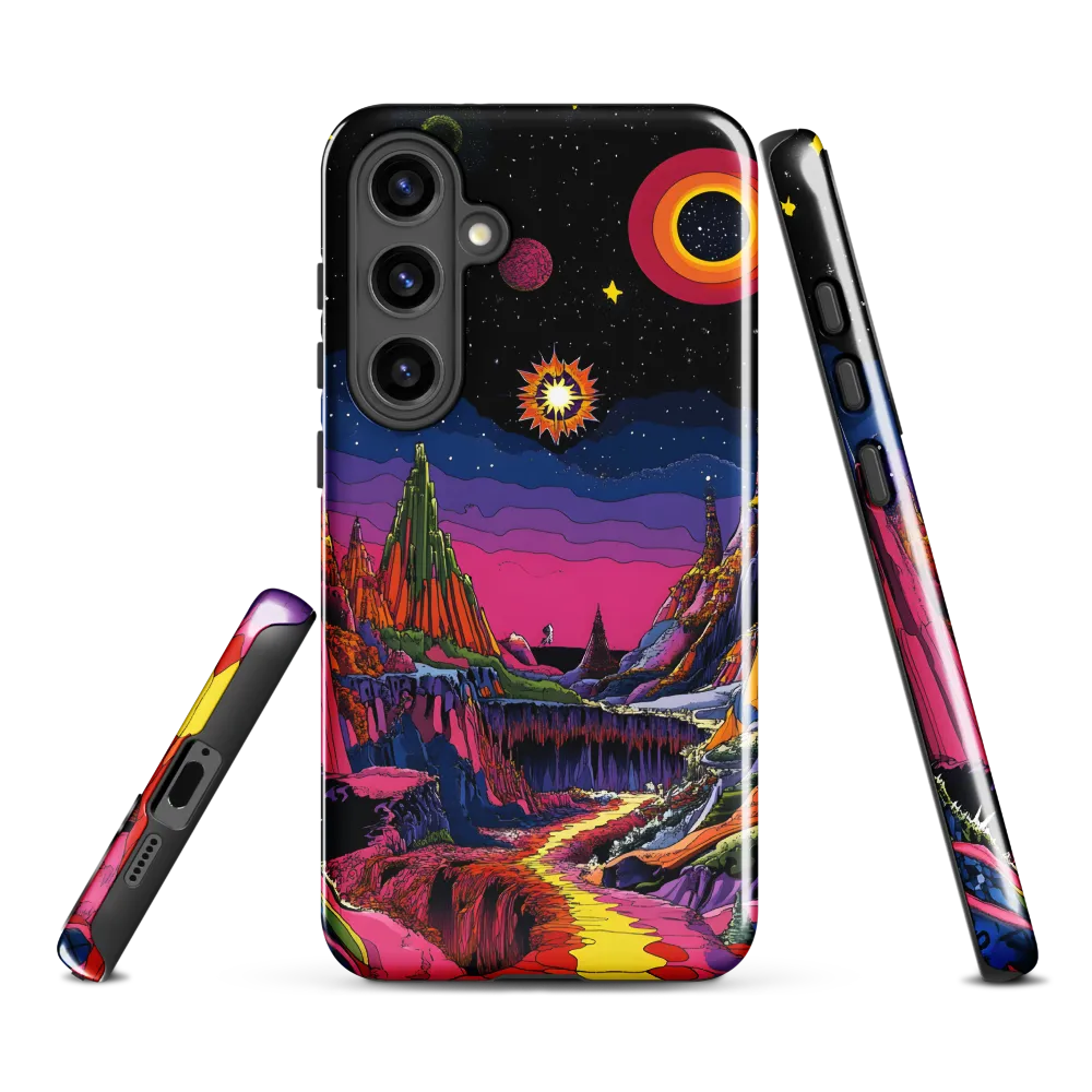 Galactic Wonders: A Journey Through an Alien Landscape