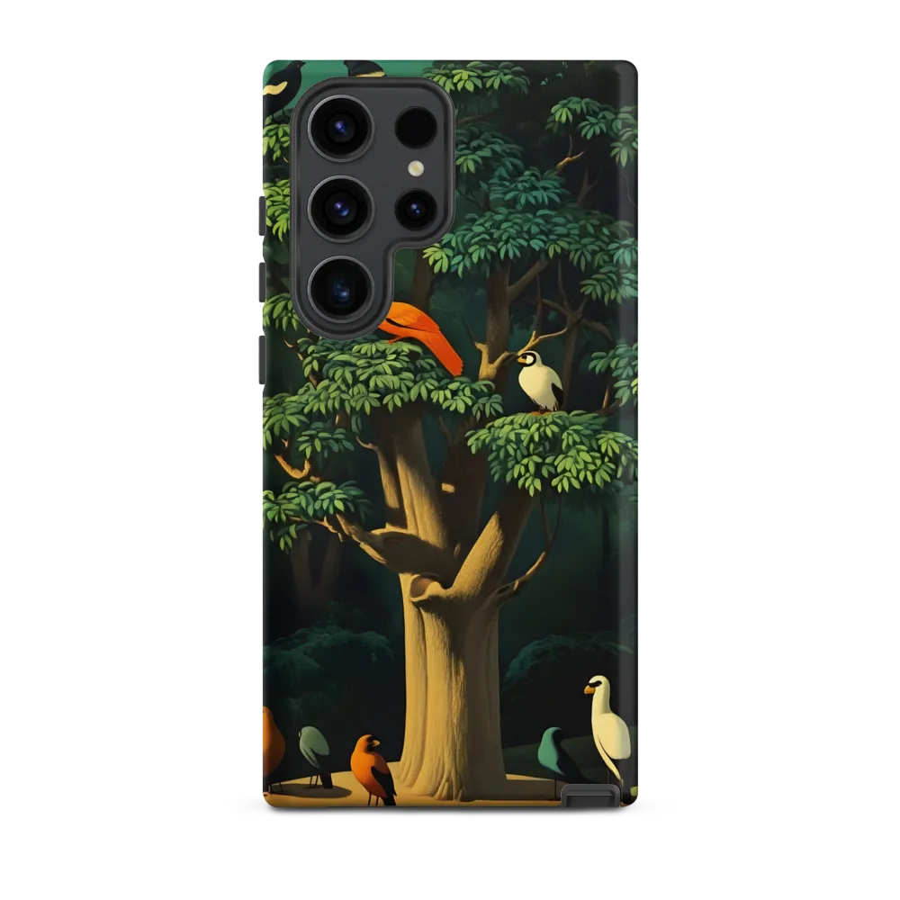 Harmony in Color: A Surreal Bird Symphony