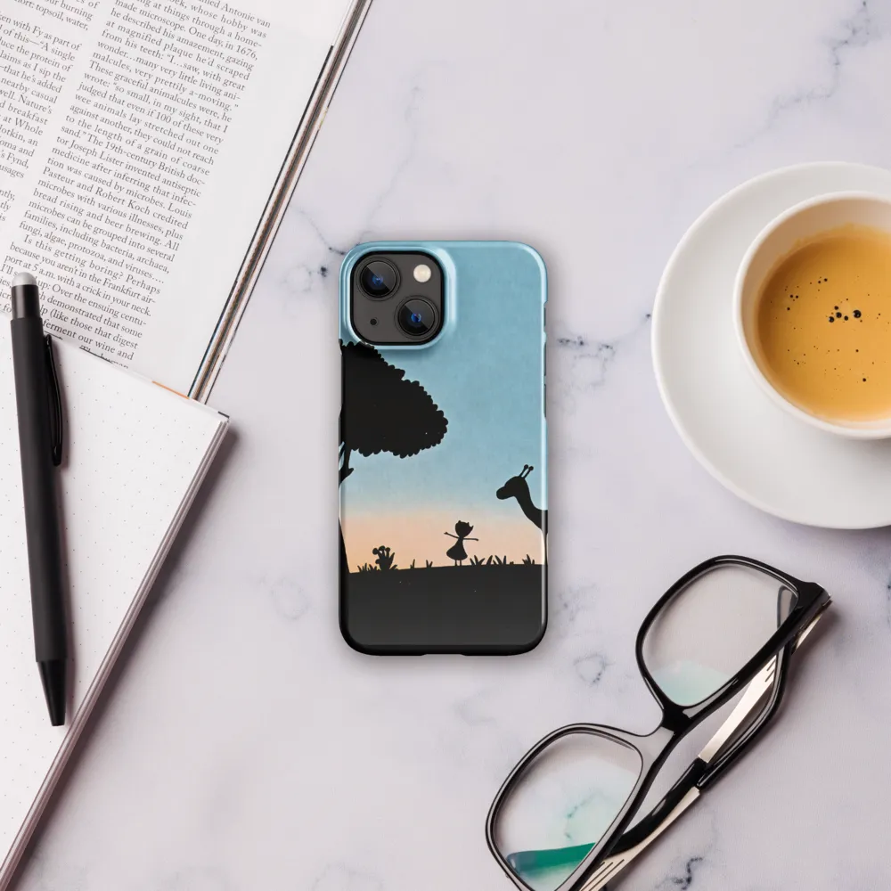 Curiosity in the Silhouette | Phone Case |  13 Mini | Snap Case | Glossy
