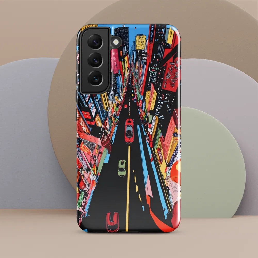 Urban Symphony: A Bird's-Eye View of Life | Phone Case |  S22 Plus | Tough Case | Glossy
