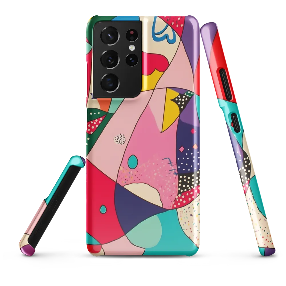 Playful Geometry in Color | Phone Case |  S21 Ultra | Snap Case | Glossy